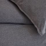Walra - Soft Comfort - Dekbedovertrek - Antraciet - 140x220 - 100% Katoen