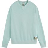 Scotch & Soda Garment Dye Structured Crew Trui Mannen