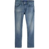 Jeans - Effen - Slimfit - Gevoerde Zoom/Rand - Heavy Washed - 5-Pocket-Style