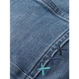 Jeans - Effen - Slimfit - Gevoerde Zoom/Rand - Heavy Washed - 5-Pocket-Style