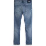 Jeans - Effen - Slimfit - Gevoerde Zoom/Rand - Heavy Washed - 5-Pocket-Style