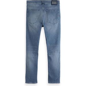 Jeans - Effen - Slimfit - Gevoerde Zoom/Rand - Heavy Washed - 5-Pocket-Style