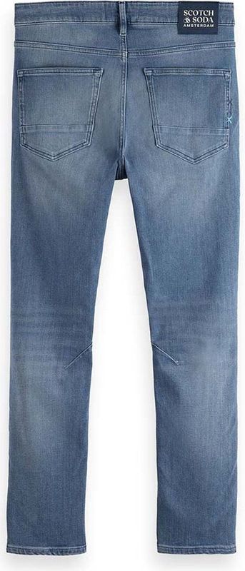 Jeans - Effen - Slimfit - Gevoerde Zoom/Rand - Heavy Washed - 5-Pocket-Style