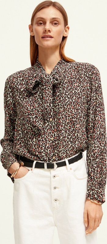 Scotch & Soda - 173207 Blouse - Dierenprint - Synthetisch