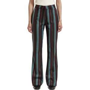 Scotch & Soda - Violet Glitter Stripe - High Rise - Lurex