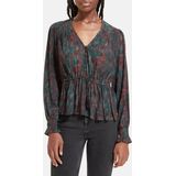 Scotch & Soda - 175357 - Peplum Top - Snake - 100% Viscose (LENZING™ ECOVERO™)