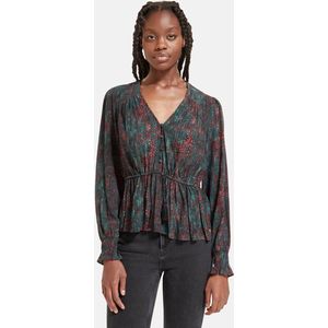 Scotch & Soda - 175357 - Peplum Top - Snake - 100% Viscose (LENZING™ ECOVERO™)