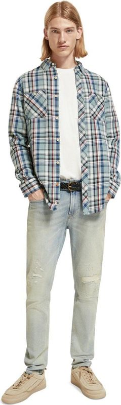 Scotch & Soda - 174529 - Overhemd - Heren - Lange Mouwen