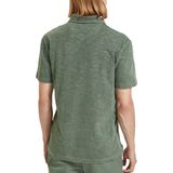 Scotch Soda Garment Dyed Pique Polo Heren