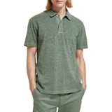 Scotch Soda Garment Dyed Pique Polo Heren