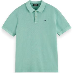 Scotch Soda Garment Dyed Pique Polo Heren