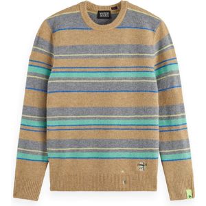 Gebreide pullover met streepmotief