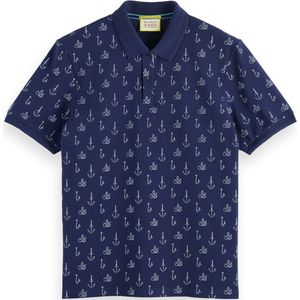 Scotch Soda Mini Allover Print Poloshirt Mannen