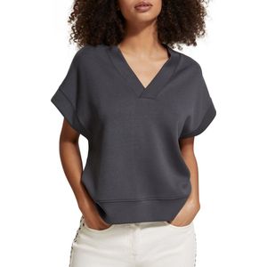 SCOTCH & SODA - Modal Gebreide Vest - Grijs - Gebreid