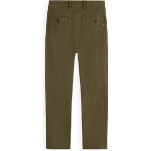 Scotch & Soda Heren core-drift katoenblend twill chino, Algae, 34W / 32L