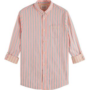 Scotch & Soda - Dobby Stripe Roll Up Sleeves - Blouse - Heren