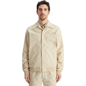 Scotch & Soda Check-Patterned Corduroy College Jacket Heren Jas