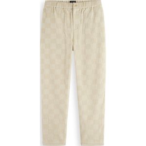 Scotch & Soda Fave - Check-Patterned Corduroy Jogger Heren Broek