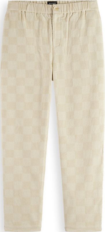 Scotch & Soda Fave - Check-Patterned Corduroy Jogger Heren Broek