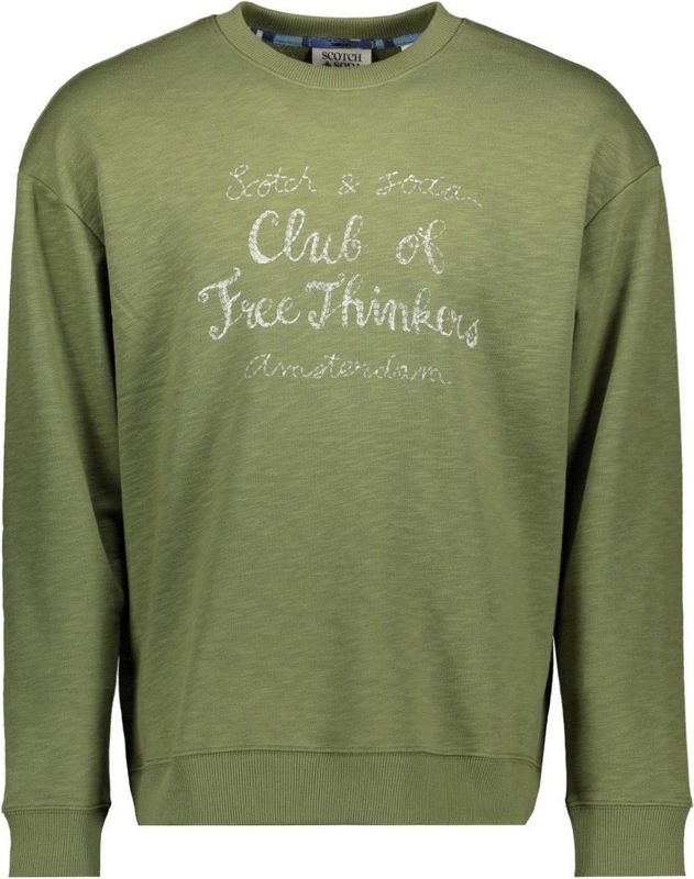 Scotch & Soda Chest Artwork Sweatshirt Heren Trui