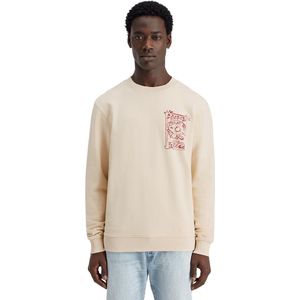 Scotch & Soda Front Chest Artwork Sweatshirt Heren Trui