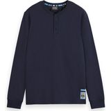 Scotch Soda Slub Henley Longsleeve Shirt Heren
