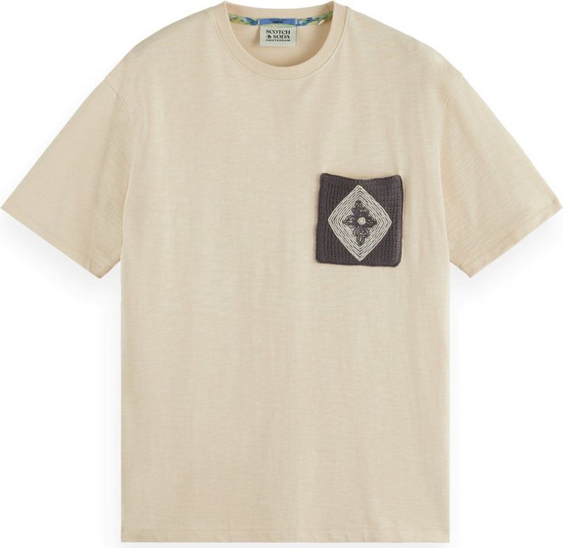 Scotch & Soda - 178499 - T-shirt - Katoen - Heren - Korte Mouwen