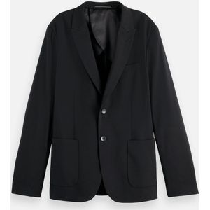 SCOTCH & SODA - Core Unconstructed Peak Lapel Blazer - Blazer - Blauw - Katoen