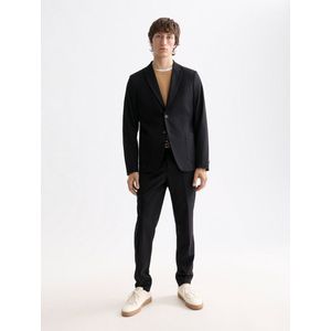 SCOTCH & SODA - Core Unconstructed Peak Lapel Blazer - Blazer - Blauw - Katoen
