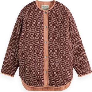 Scotch & Soda - Reversible Blockprint Liner Jacket - Dames - Jassen