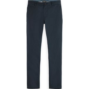 Scotch & Soda Core-Mott-Stretch Cotton Chino Pants voor heren, blauw (night), 28W / 32L