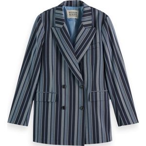 Scotch & Soda - 177603 Blazer - Zwart - Katoen