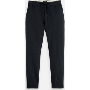 Scotch & Soda - Warren - Jogger - Zwart - Katoen/Linnen Twill