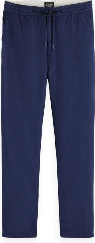 Scotch & Soda Core - Warren - Katoen/Linnen Twill Jogger, Nacht 401, 28W / 30L
