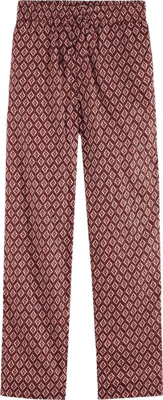 Scotch & Soda Gia Block Print Broek Dames