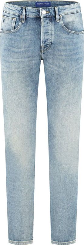 Scotch & Soda Core Ralston in Organic Cotton Aqua Blue Heren Jeans