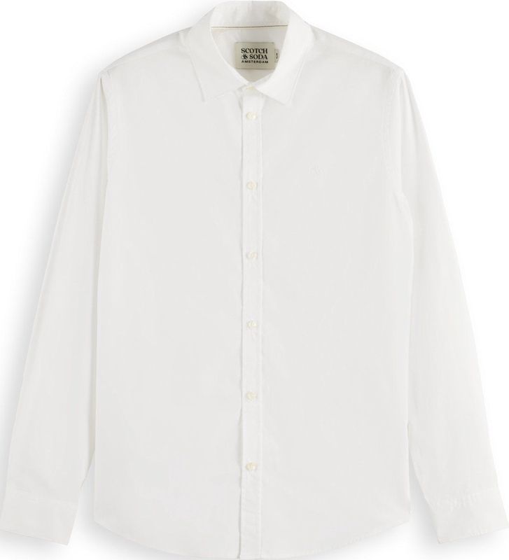 Scotch & Soda Herenoverhemd - Lange Mouwen - Klassieke Kent-Kraag