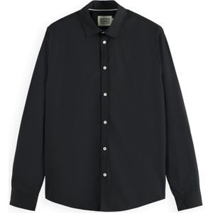 Scotch & Soda - Herenoverhemd - Blauw - Katoen