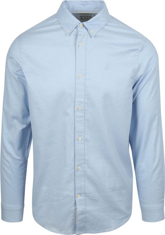 Scotch & Soda - 179186 - Overhemd - Blauw - Katoen