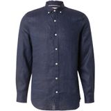 Scotch & Soda Core - Linen Shirt Ls Button-down T-shirt voor heren, Nacht 401, XXL