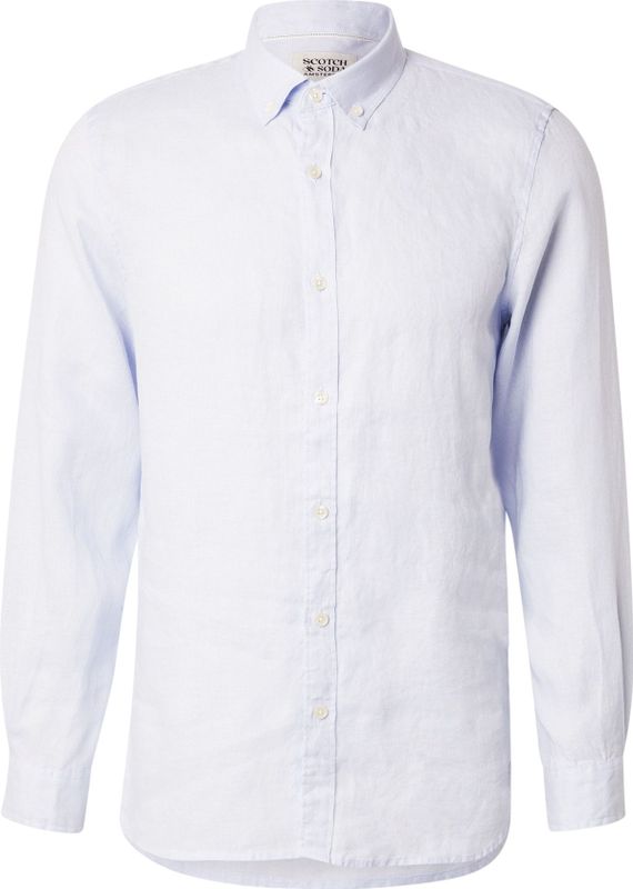 Scotch & Soda - 179188 Overhemd - Blauw - Katoen