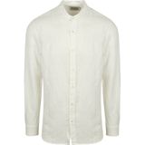 Scotch & Soda - Linen Shirt - T-shirt - Gebroken Wit - 100% Katoen
