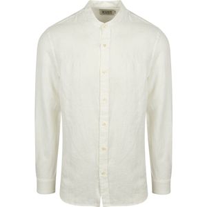 Scotch & Soda - Linen Shirt - T-shirt - Gebroken Wit - 100% Katoen