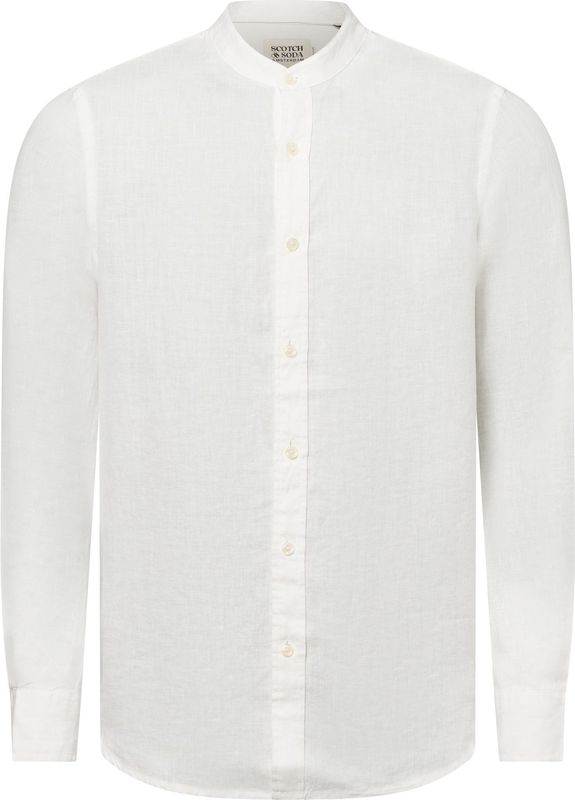 Scotch and Soda Leinen  Mao Hemd weiß - Größe XXL