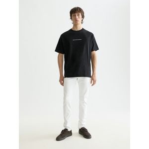 Scotch & Soda - Core Logo T-shirt - Zwart - Katoen