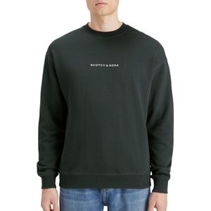 Scotch & Soda Core sweatshirt met logo op de voorkant van de borst, trainingspak voor heren, Grachten Green 7629