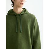 Scotch & Soda - Core 3 Crosses Hoodie - Groen - Katoen