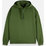 Scotch & Soda - Core 3 Crosses Hoodie - Groen - Katoen
