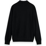 Scotch & Soda - Zwart Relaxte Mock Neck Pullover voor Heren