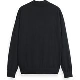 Scotch & Soda - Zwart Relaxte Mock Neck Pullover voor Heren